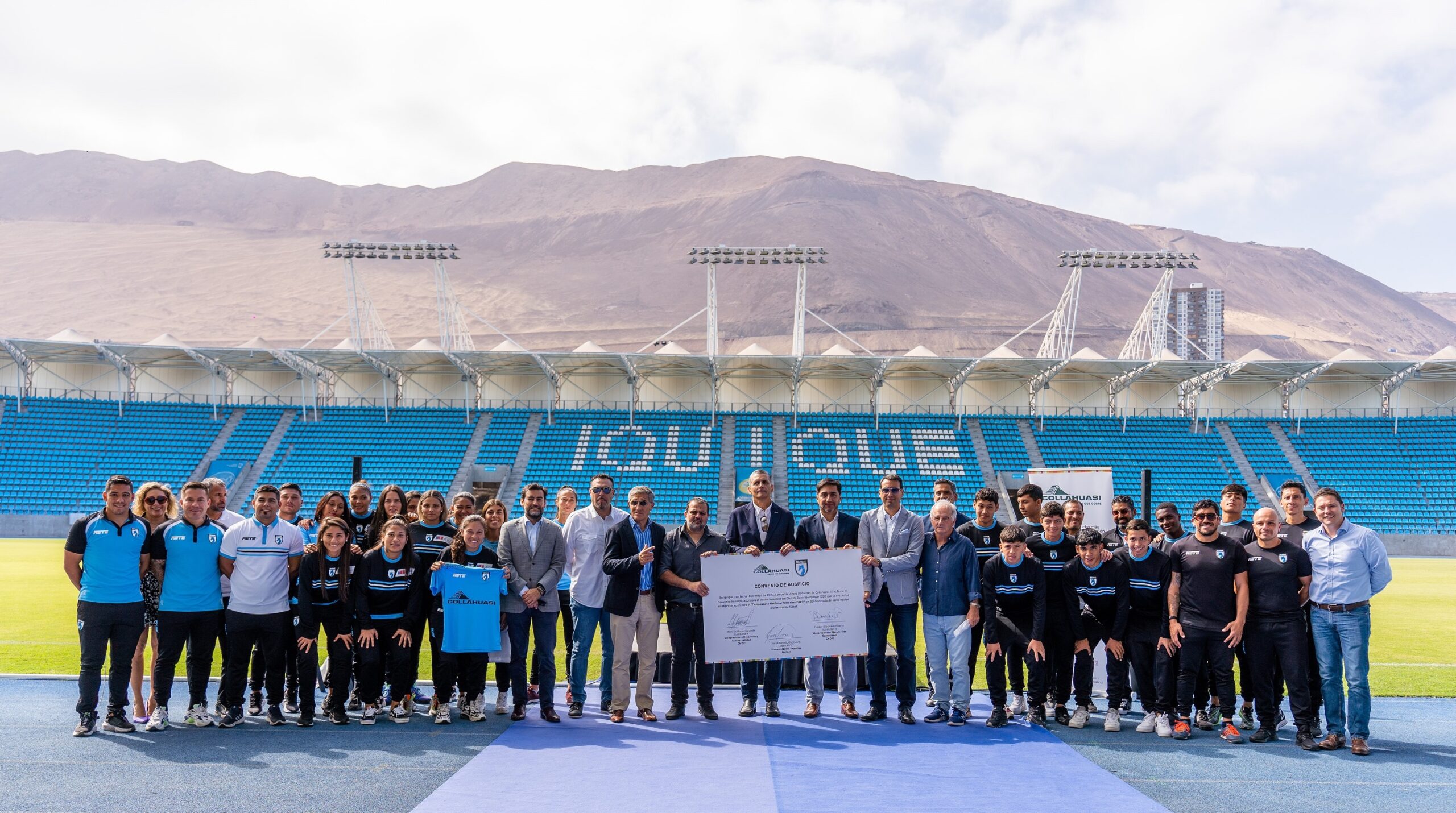  Collahuasi y Deportes Iquique firman convenio para la profesionalizacióndel fútbol femenino