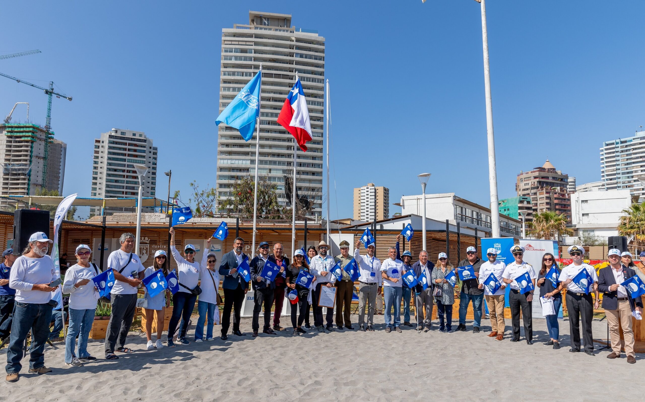  Playa Cavancha de Iquique recibe certificación internacional “Blue Flag” por calidad del agua, gestión ambiental, seguridad y servicios