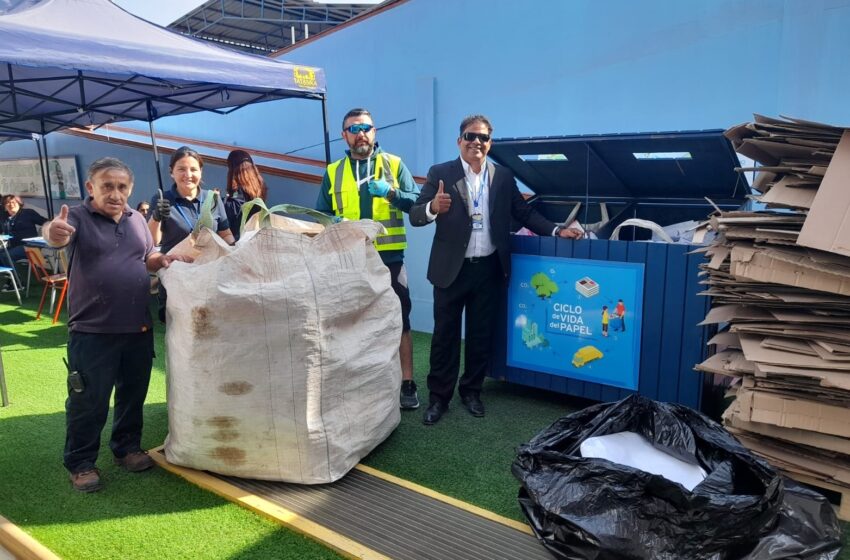  Campaña “Reciclemos el Papel” de Collahuasi recolectó 9,5 toneladas de residuos en establecimientos educacionales de Tarapacá
