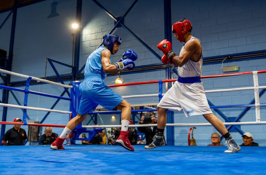  Exponentes del boxeo local y de otras regiones compiten en Estadio Arena Cavancha