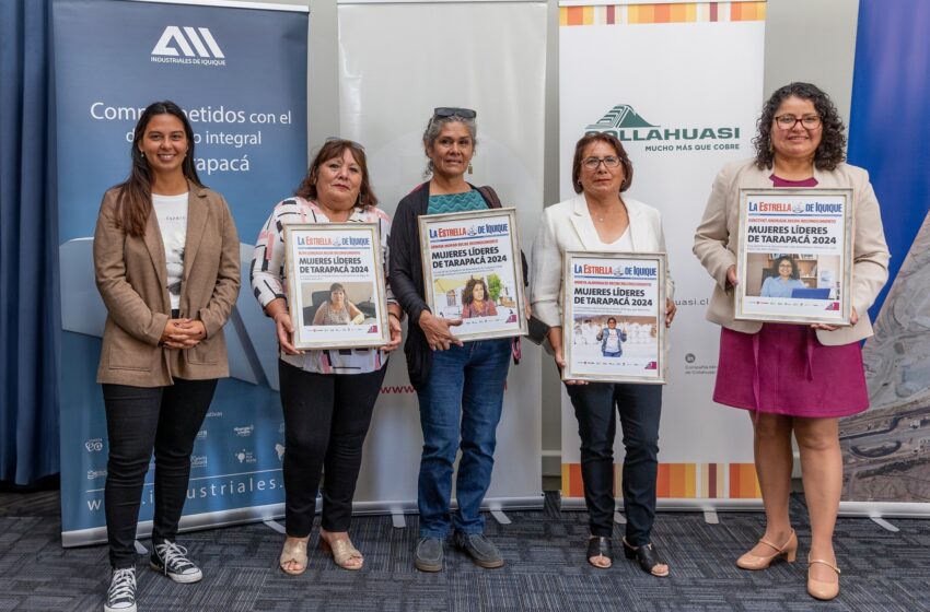  Cinco mujeres vinculadas a proyectos de Collahuasi fueron reconocidas como “Líderes” en Tarapacá