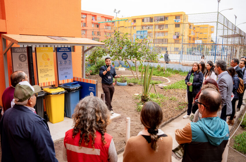  Collahuasi y programa Cuidemos Tarapacá hacen entrega de 9 puntos verdes de gestión de residuos para el Barrio El Morro