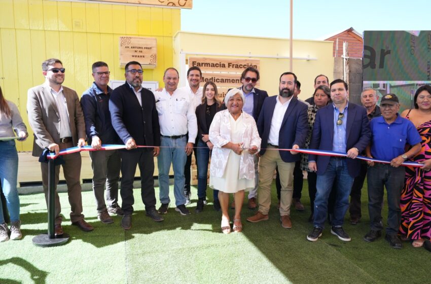  Medicamentos para todo El Tamarugal: Huara inaugura nueva Farmacia Fracción