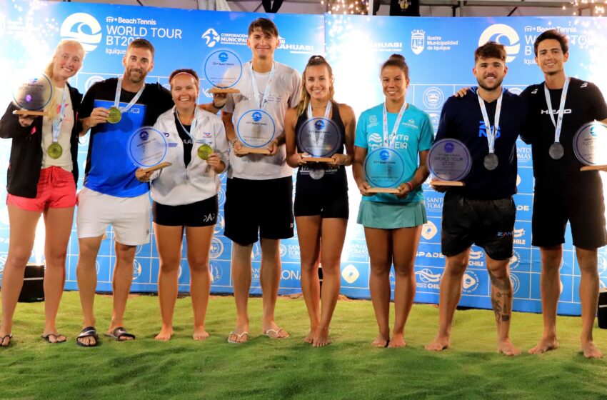  Campeonato mundial de tenis playa BT200 se despidió de Iquique con amplio marco de público en cada jornada