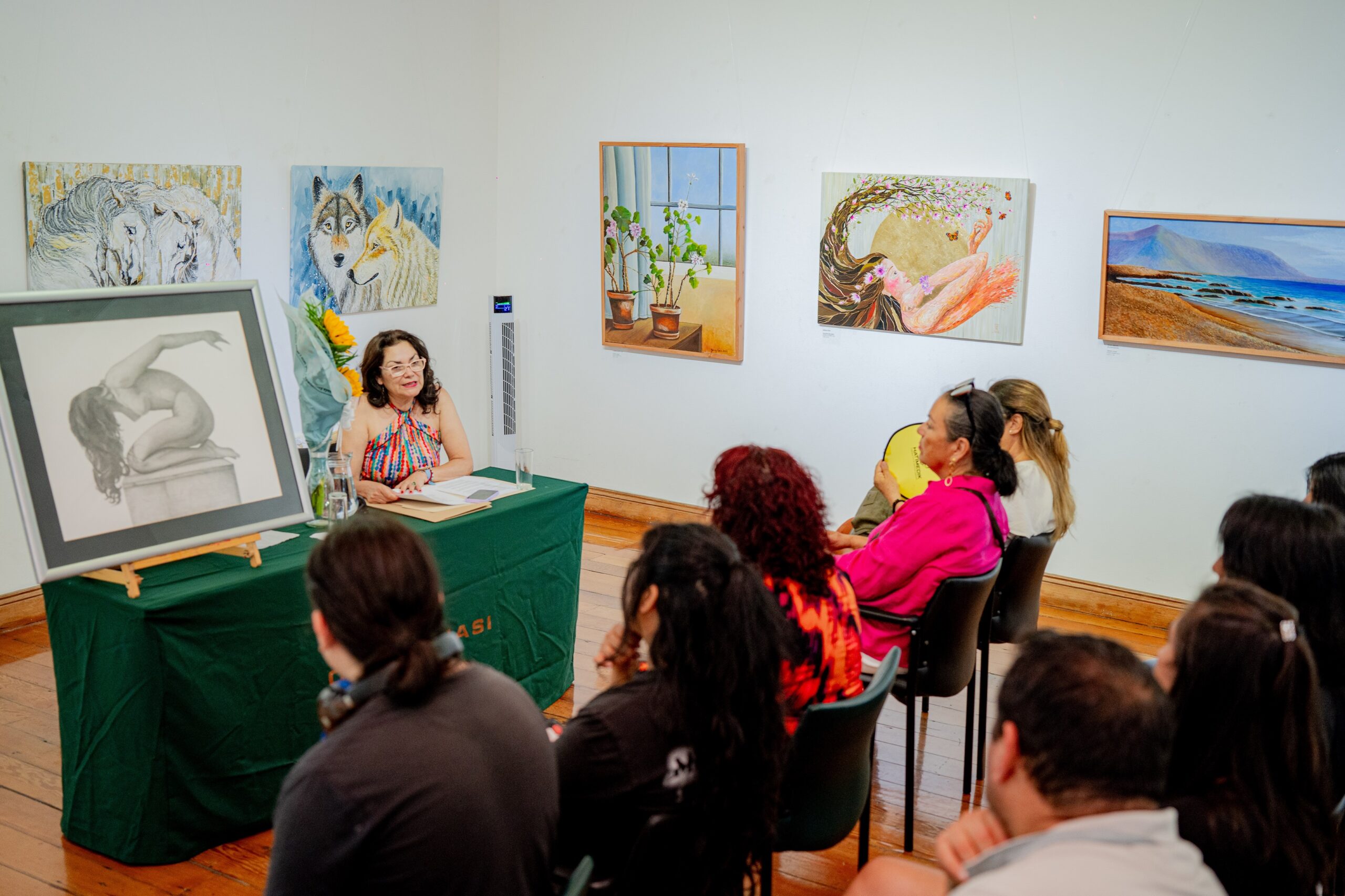  “Pasión por la Pintura” es visitada por más de mil 600 personas en Sala de Arte Casa Collahuasi