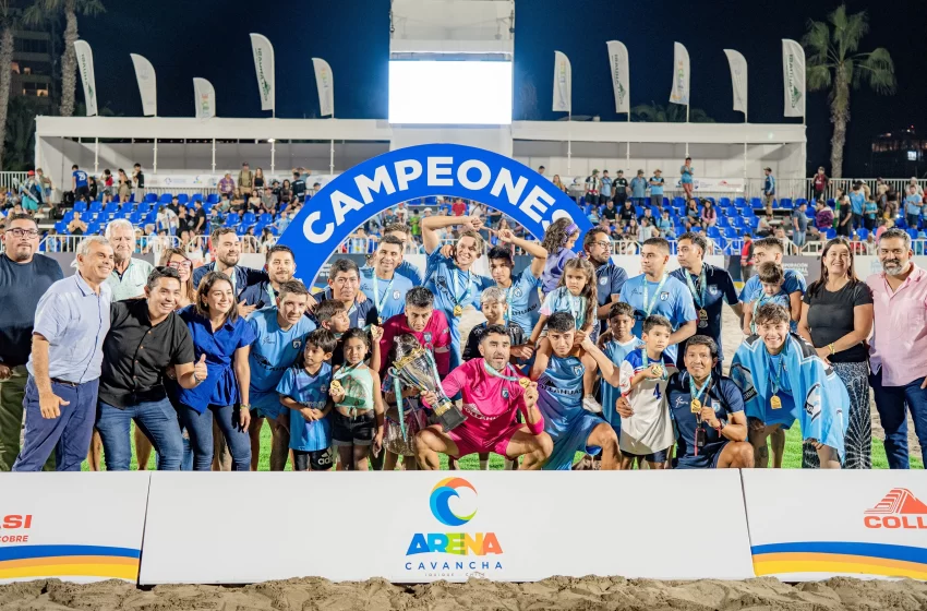  Deportes Iquique se corona campeón de la “Copa Collahuasi» fútbol playa 2025