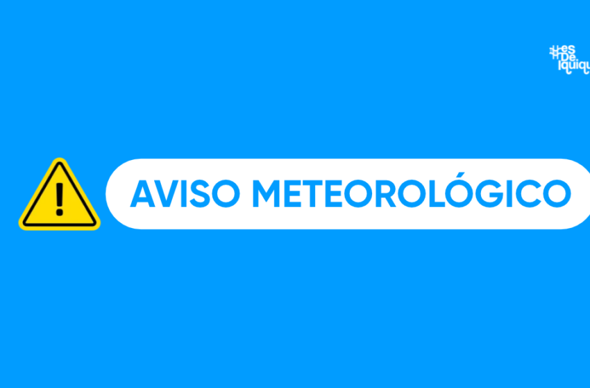  Emiten aviso meteorológico por vientos en el litoral de Tarapacá